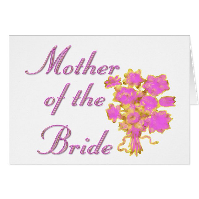 Mère de l'or et du bouquet de jeune mariée (Devant horizontal)
