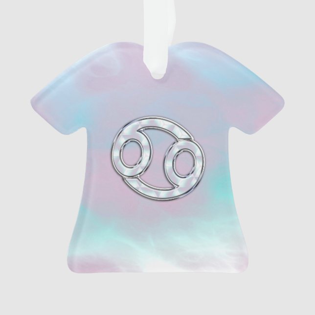 Mère de style Pearl Cancer Symbole Astrologie (devant)