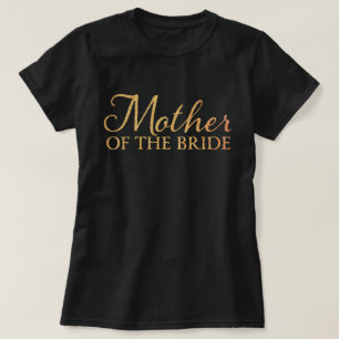Mère des T-shirts de mariage de jeune mariée