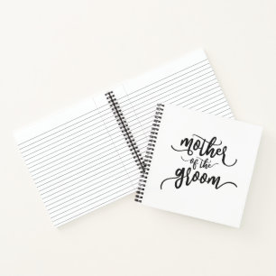 Mère du Cahier de calligraphie de mariage du marié
