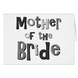Mère du gris de jeune mariée