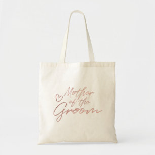 Mère du marié - sac fourre-tout rose à aluminium