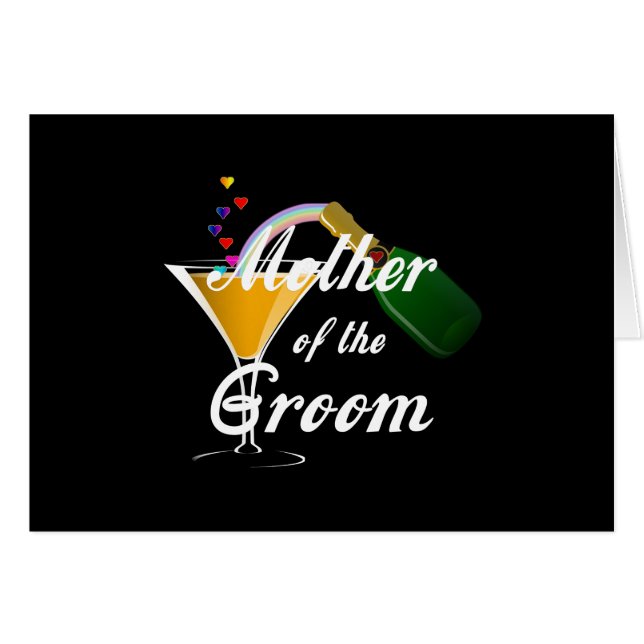 Mère du pain grillé de Champagne de marié (Devant Horizontal)