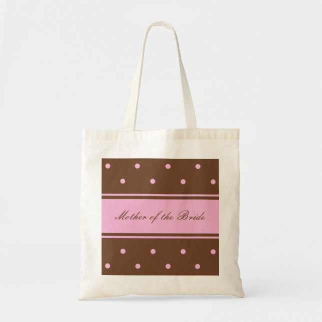 Mère du sac de mariée — Pots roses sur le sac Brow (Devant)
