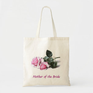 Mère du sac de roses de rose de jeune mariée