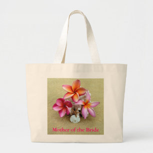 Mère du sac fourre-tout tropical à jeune mariée