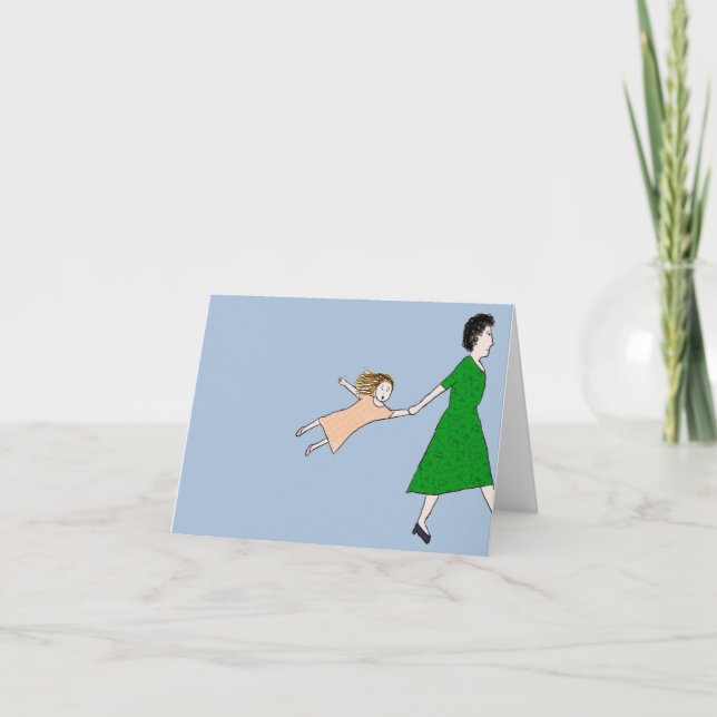 Mère est dans une carte de billets d'urgence (Devant)