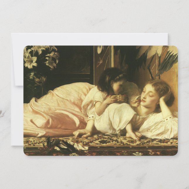 Mère et Enfant (alias Cerises) par Lord Leighton (Devant)