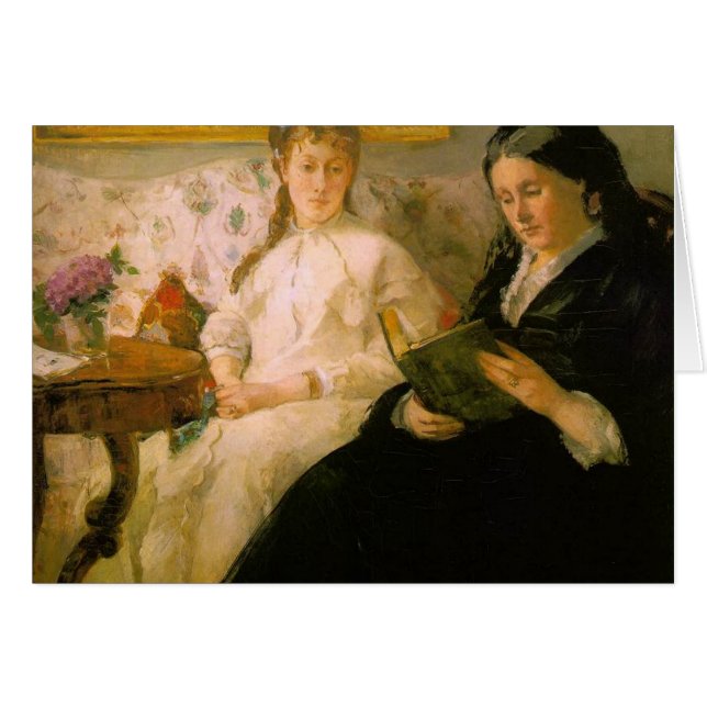 Mère et Soeur de l'artiste Lecture (Devant horizontal)