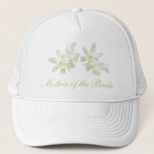Mère florale jaune du casquette de jeune mariée