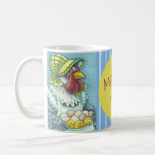 Mère Hen, Oeufs Et Poussins - POULET MUG * Maman
