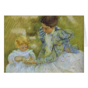 Mère jouant avec son enfant. c.1897, Mary Cassat