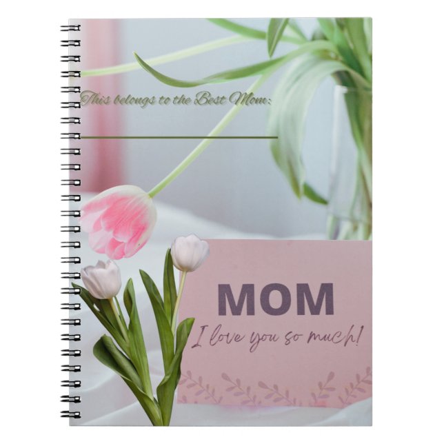 Mère Jour Cadeau Je t'aime Maman Carnet (Devant)