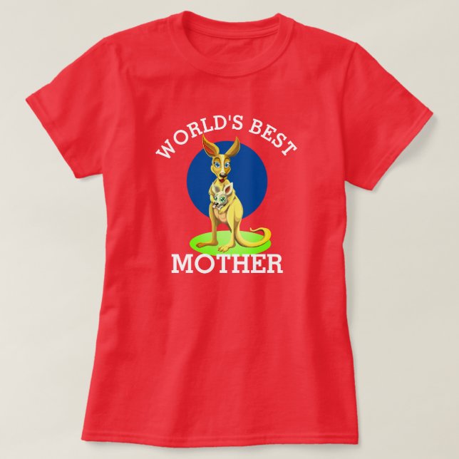 Mère Kangaroo et T-shirt bébé (Design devant)