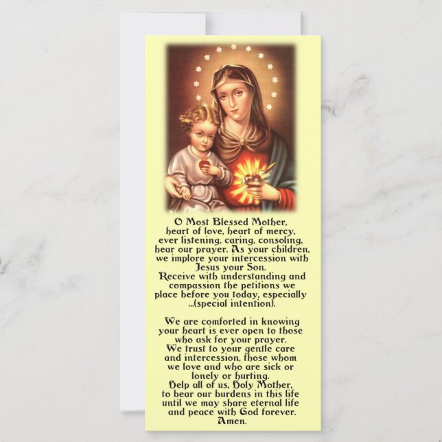 Mère la plus bienheureuse Marie (Devant)