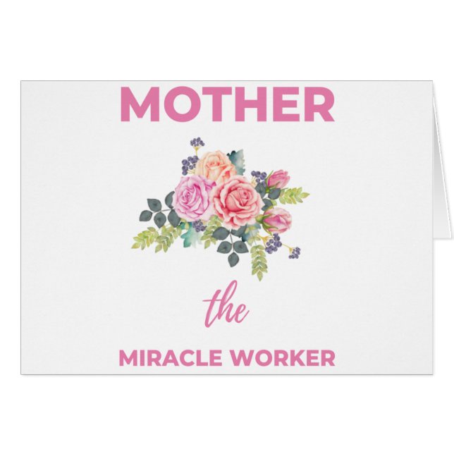 Mère Le Travailleur Miracle 2 (Devant horizontal)