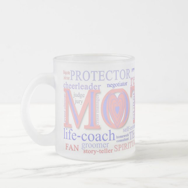 MÈRE : Les nombreux rôles d'une mère - Mug (Gauche)