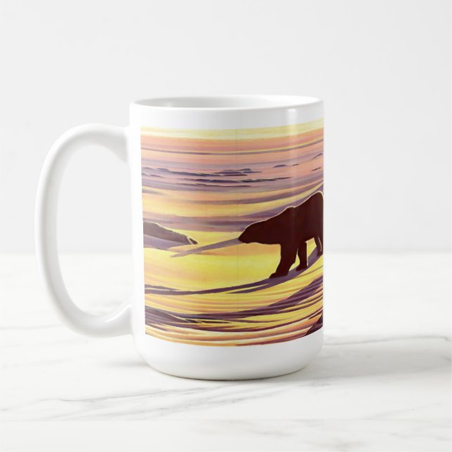 Mère Ours Coupes d'Art Mugs Ours Polaire Coupe et  (Gauche)