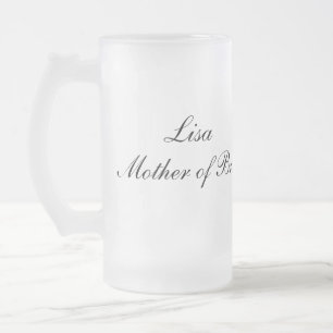 Mère personnalisée de tasse de jeune mariée