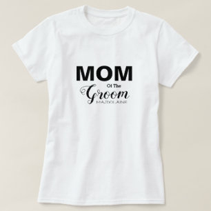 Mère personnalisée du T-shirt Groom