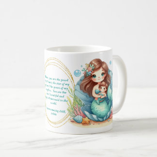 Mère Sirène de la Mug cadeau avec un beau message