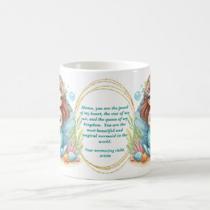 Mère Sirène de la Mug cadeau avec un beau message