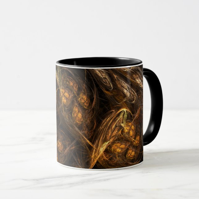 Mère Terre Mug de café Abstrait (Devant droit)