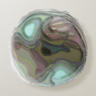 Mère Terre Nouvelle Galaxie Coussin rond