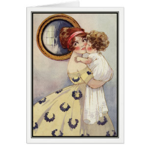 Mère vintage et enfant par Agnes Richardson