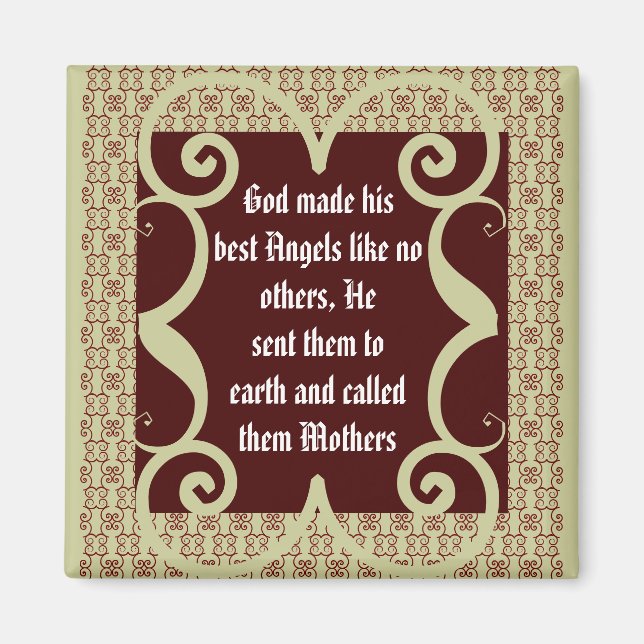 MÈRES DE STYLE ANTIQUE POEM MAGNET (Devant)