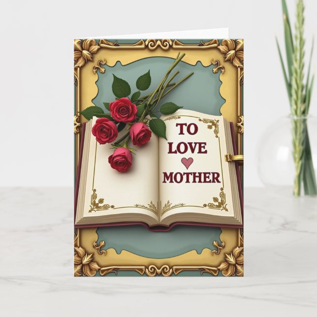 Mères Élégantes Carte d'Histoire d'Amour (Devant)