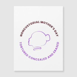 Mères non gardiennes Logo Magnétique