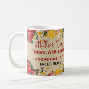 MÈRES PERSONNALISÉES NOM DE JOUR MUG