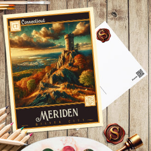 Meriden, Connecticut   Carte postale ancienne