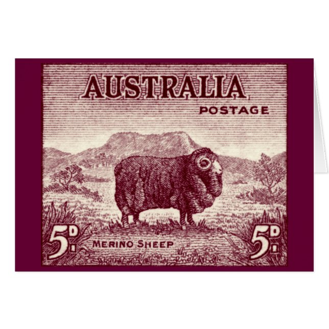 Merino Sheep australien 1934 (Devant horizontal)
