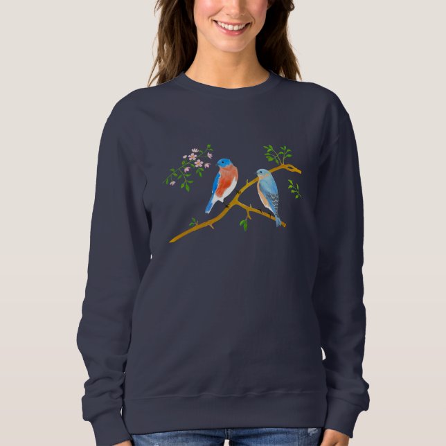 Merlebleu Sweatshirt Bleu foncé (Devant)