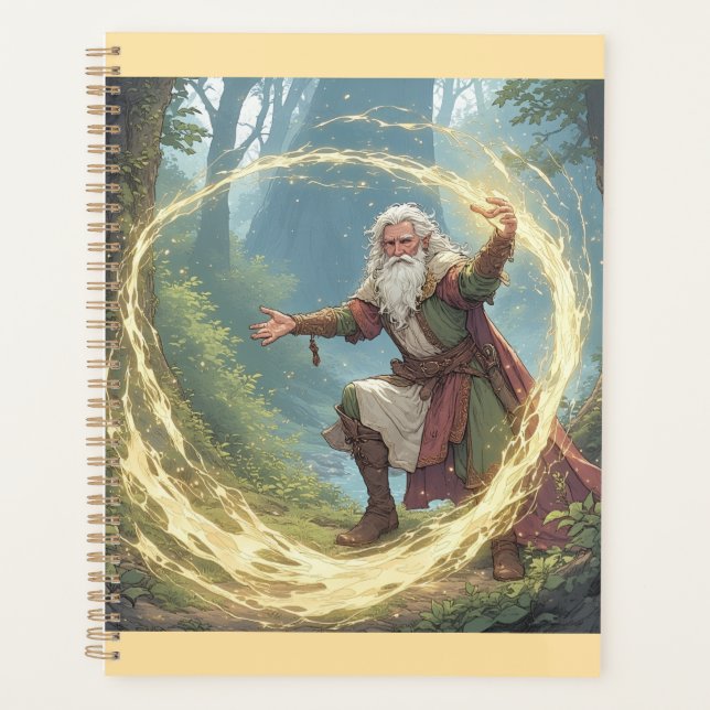 Merlin le magicien dans le planificateur de forêt (Devant)