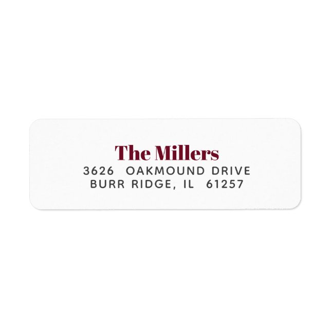 Merlot rouge de Bourgogne moderne étiquette famili (Devant)