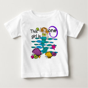 Mermaid 1er Anniversaire Tshirts et cadeaux