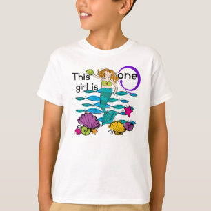 Mermaid 1er Anniversaire Tshirts et cadeaux