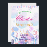Mermaid Birthday Invitation for Kids<br><div class="desc">Make your child’s celebration extra magical with this adorable mermaid birthday invitation! Perfect for an under the sea themed party,  this cute and colorful design features a dreamy little mermaid,  ocean elements,  and a fun</div>
