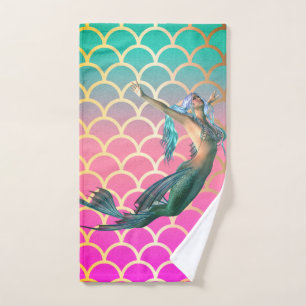 Mermaid Cool À La Tendance Sur Les Échelles De Que