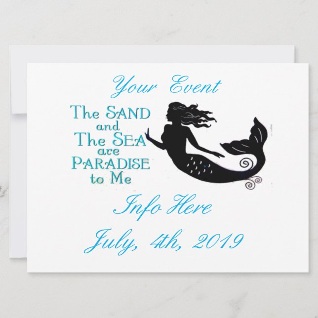 Mermaid de plage de sable et de mer Thunder_Cove (Devant)