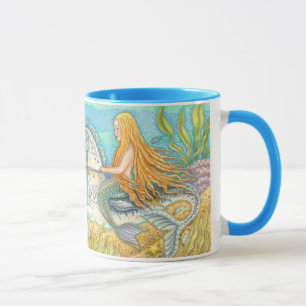 Mermaid Et Stallion De Mer Merhorse Imaginaire Mug