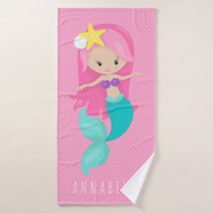 Mermaid Girl Princess Girly Pales rose mignonnes e