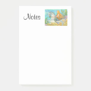 MERMAID GIRL & UNICORN MERHORSE 3M Post-it® Notes