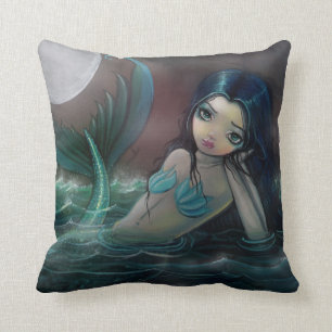 Mermaid gothique Coussin Moonlit River