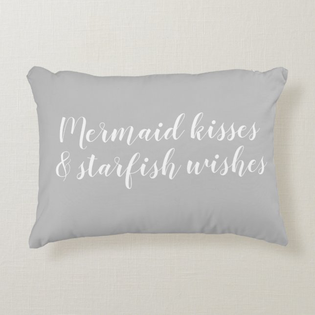 Mermaid Kisses Starfish Wings Accent Coussin (Devant)