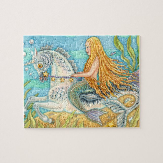 MERMAID & MERHORSE UNICORN, IMAGINAIRE PUZZLE Jigs (Horizontal)