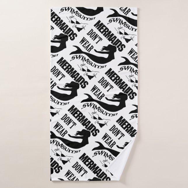 Mermaid - Mermaids Don't Wear Swimsuits (Serviette de bain)